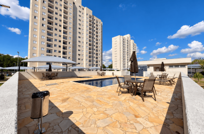 Apartamento à Venda no Cidade D’Itália – 2 Dormitórios sendo 1 Suíte, Planejados e Lazer Completo – Mogi Guaçu/SP