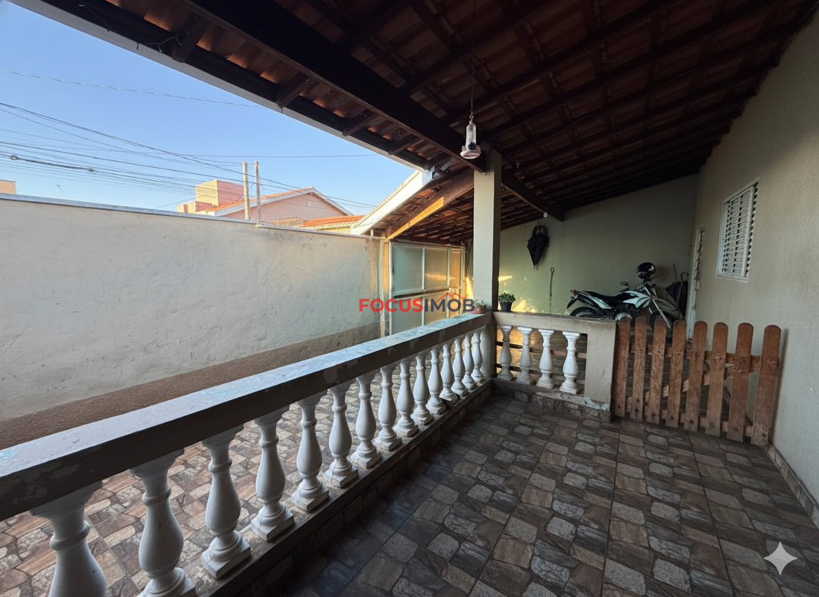 Casa de dois dormitórios no Pq dos Eucalíptos