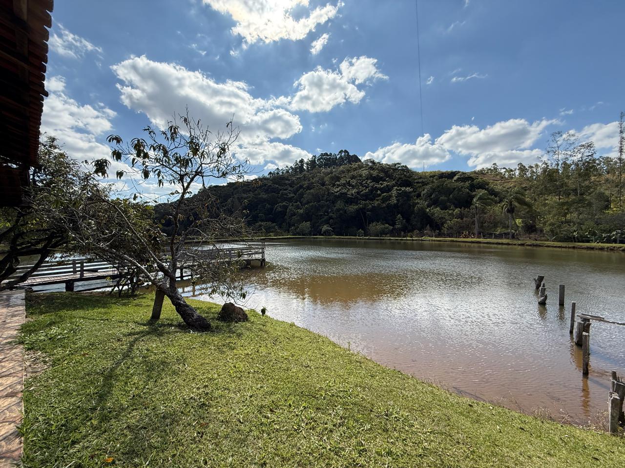 Pesqueiro em pleno funcionamento