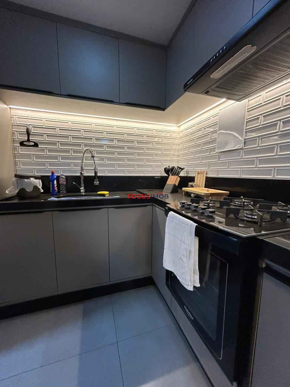 Apartamento Mobiliado para Alugar com 52 m², 2 Quartos e 2 banheiros, 1 Vaga coberta, R$2.500,00 Mensal