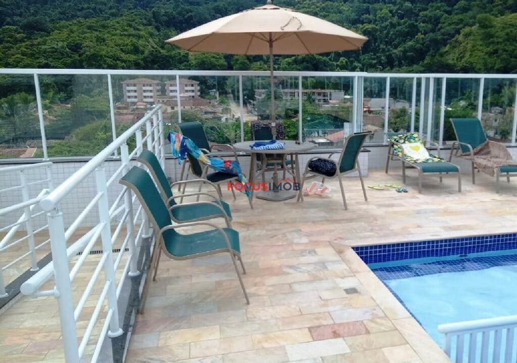 Apartamento à Venda na Praia das Toninhas – Ubatuba/SP | 3 Dormitórios, Suíte, Piscina e Porteira Fechada